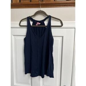 Lilly pultizer blue tank top size small nwot